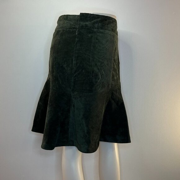 Chelsea & Theodore Deep Peacock "Dakota" Cord Skirt - Size 10 - NWT $58 - Picture 2 of 3